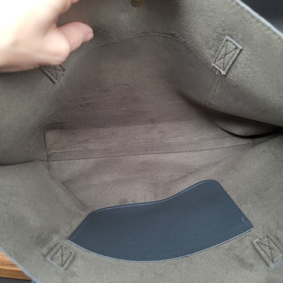 2-Pack Vegan Tote Bags, 1 Orange & 1 Gray, Large & Lightweight, 17×12×4, NWOT - Picture 6 of 6